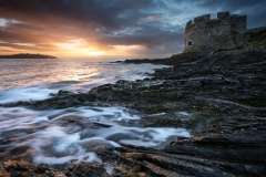 One of the first shots of the year.  A dramatic sunrise at Pendennis Point in Falmouth.